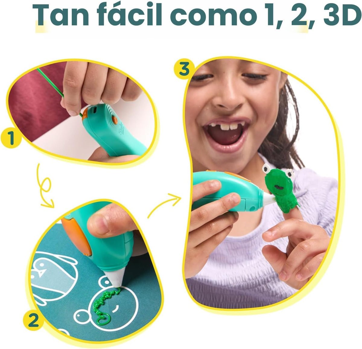 3Doodler Start+ Essentials - Juego de bolígrafos 3D para niños, fác...
