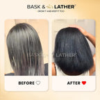 BASK &amp; LATHER Elixir - Aceite fortalecedor del cabello, aceite...