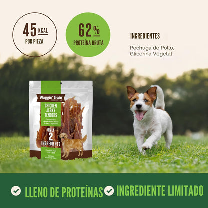 Waggin' Train Golosinas de pollo para perros, hechas con pechug...