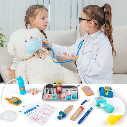 Sundaymot Kit médico para niños juego de simulación de 34
