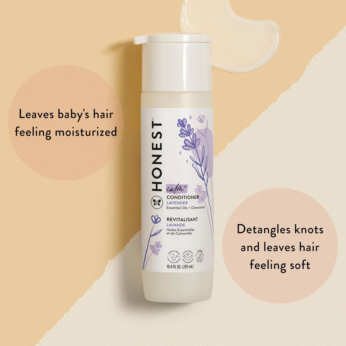 The Honest Company Champú, gel de baño, acondicionador, lavanda cal...