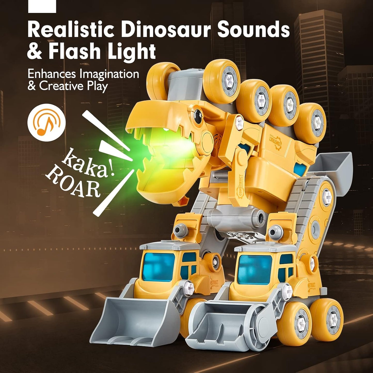 hahaland Juguetes para niños de 5+ años - Juguetes de dinosaurio de...