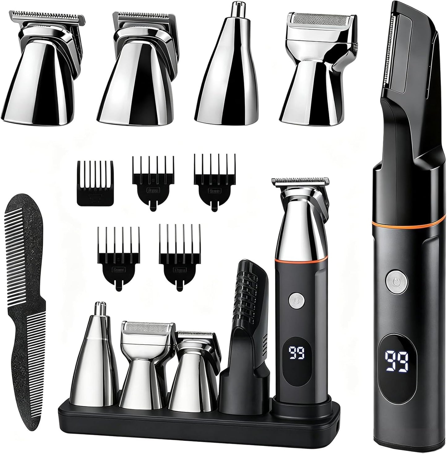 Suttik Manscape - Recortador de pelo corporal y púbico para hombres...