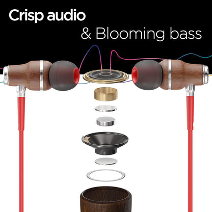 Symphonized Auriculares con cable para iPhone con sonido de graves...