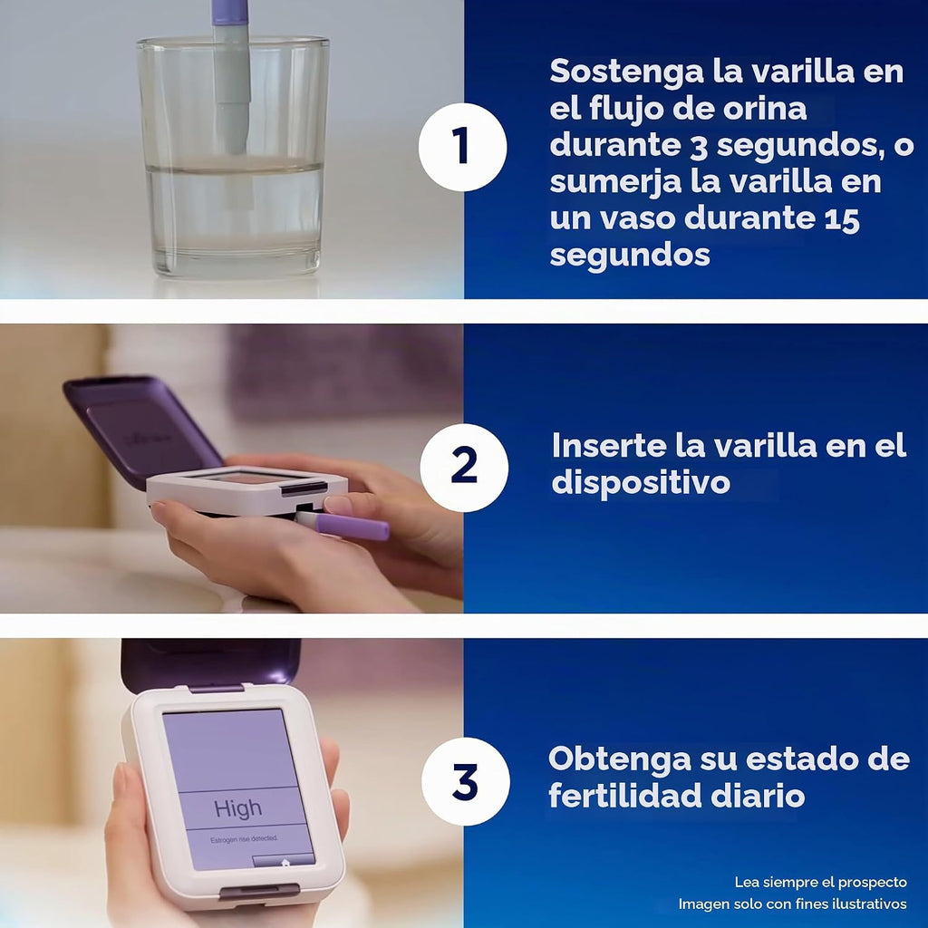 Clearblue Barras de prueba para monitor de fertilidad, 30 unidades...