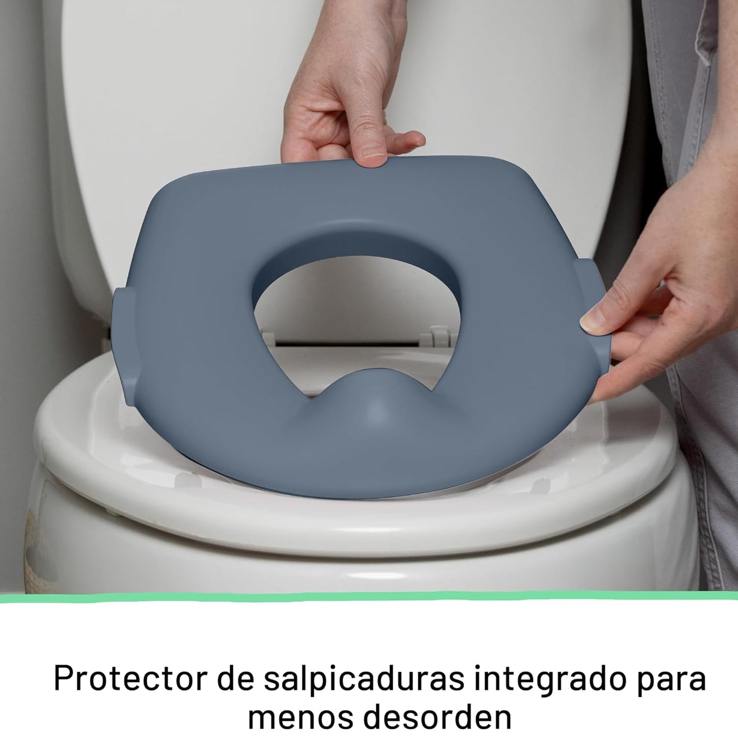 Ingenuity My Size Potty Pro en azul, inodoro de entrenamiento infan...