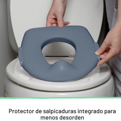 Ingenuity My Size Potty Pro en azul, inodoro de entrenamiento infan...