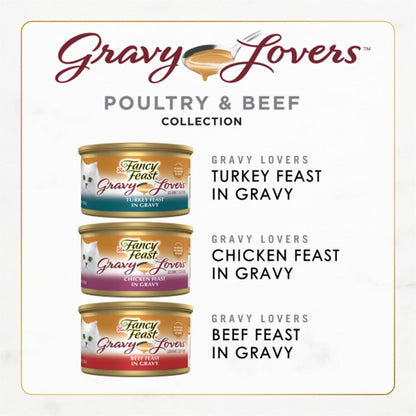 Purina Fancy Feast, Paquete de comida gourmet húmeda para gatos, (2...