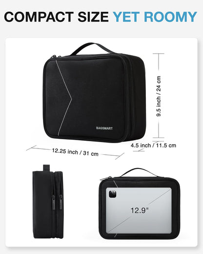BAGSMART Bolsa organizadora de cables, organizador de artículos ele...