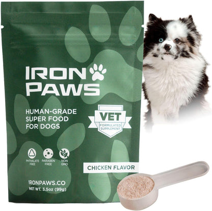Iron Paws Superalimento de Grado Humano para Perros, Suplemento en...