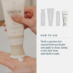 Virtue 6-en-1 Estilizador de Cabello, Crema de Peinado con Protecci...