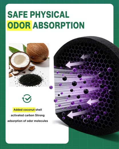 Paquete de 12 desodorantes para cubos de pañales para bebés compati...