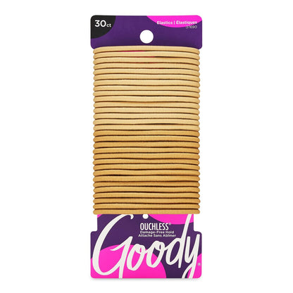 Goody WoMens Ouchless - Elásticos de 0.157 in, rubias, 30 unidades
