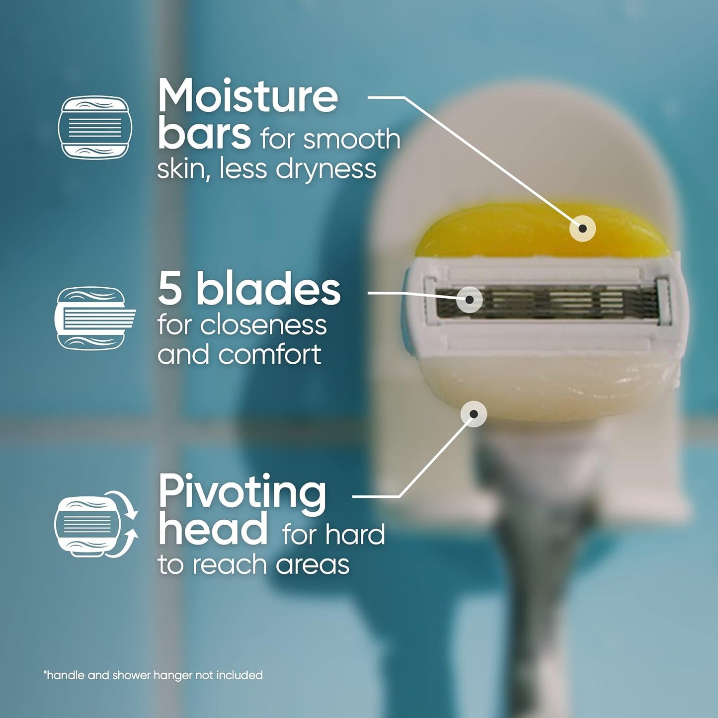 6 unidades de repuestos de hojas de afeitar Gillette Venus &amp; Ol...