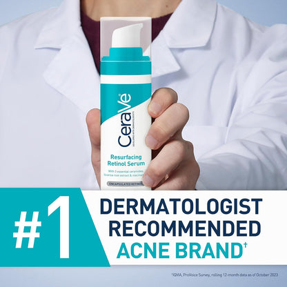 CeraVe Suero de Retinol Renovador para Marcas Post-Acné, Formulado...