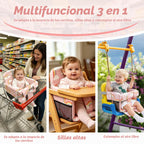 Funda para carrito de compras para bebé niño y niña, funda para sil...