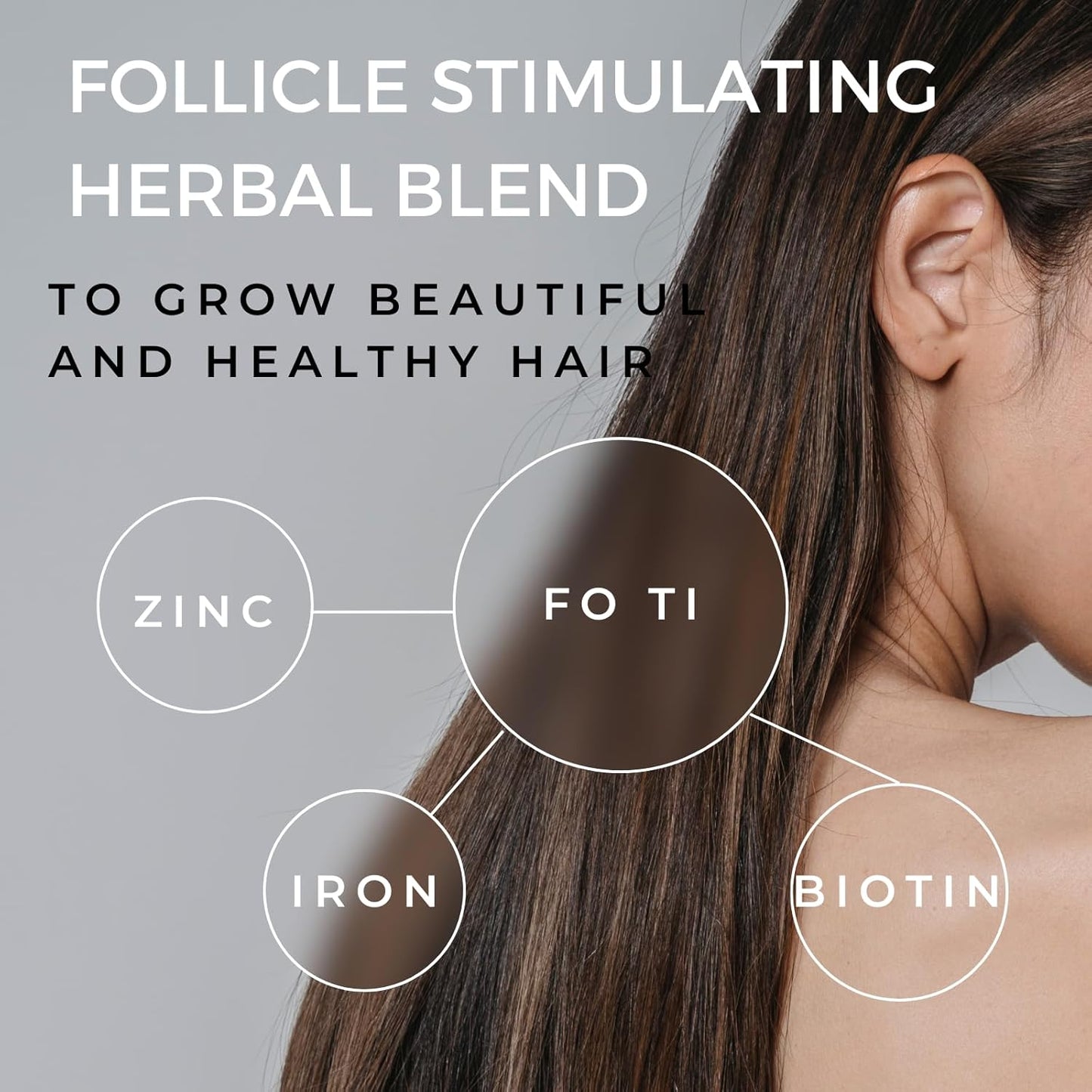 Suplemento médico de ébano para el cabello para mujeres de color - Adelgazamiento del cabello y apoyo de la alopecia de tracción - Impulso de queratina, nutrición folículo y vitaminas para la fuerza