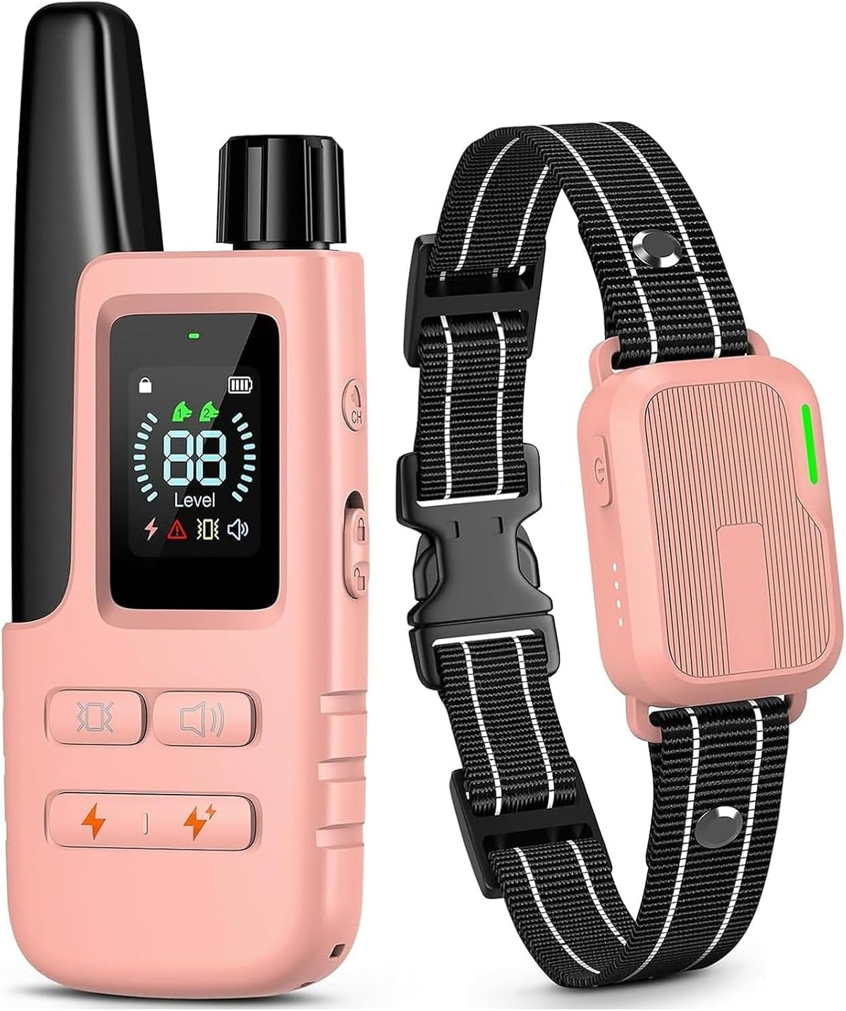 Collar de choque para perro, collar de entrenamiento para perros de...