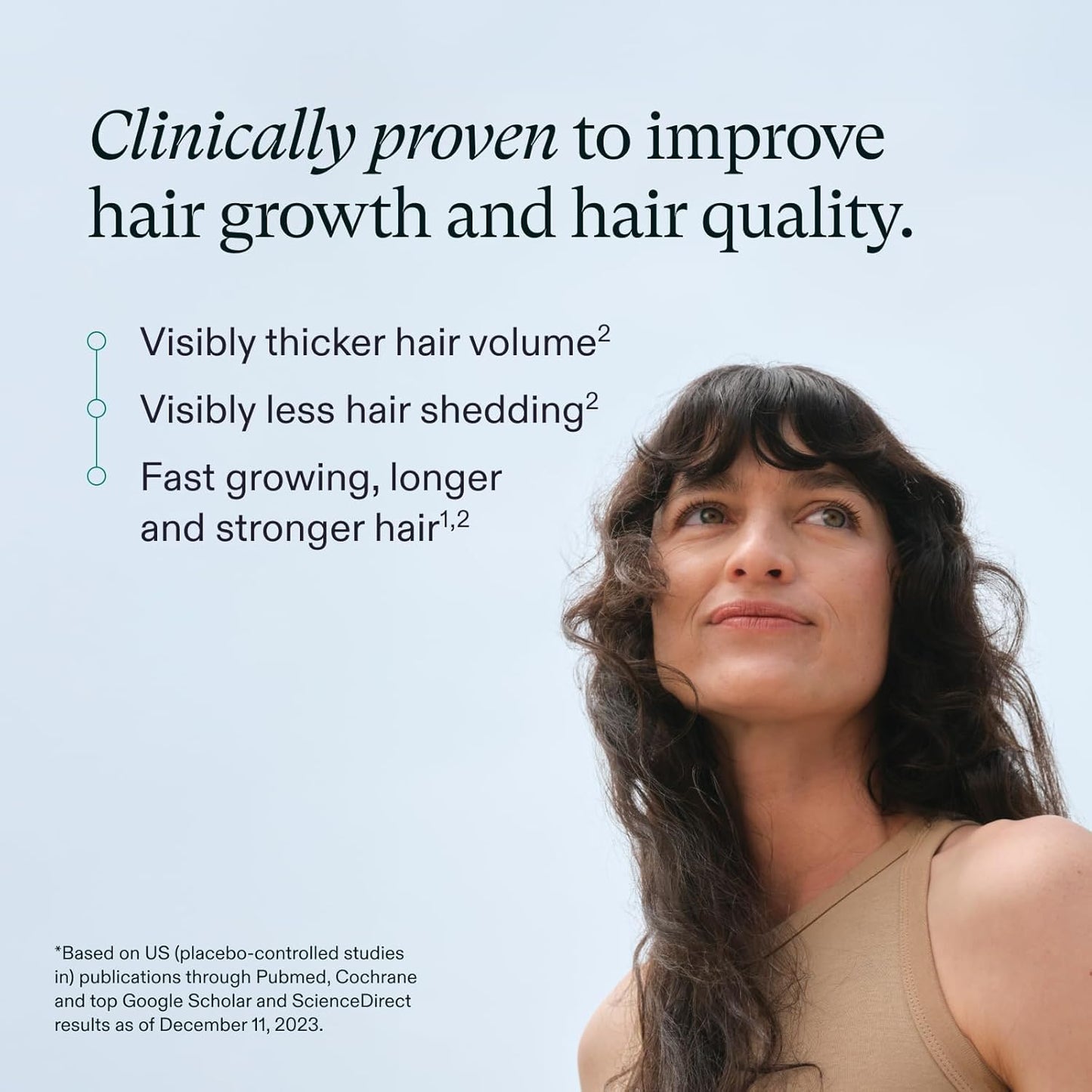 Nutrafol - Suplementos de crecimiento del cabello para mujeres, edades 18-44, clínicamente probados para cabello visiblemente más grueso y fuerte, recomendado por dermatólogos - suministro para 1 mes