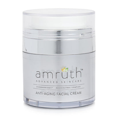 Amruth Resveratrol Crema facial antienvejecimiento diaria, tarro de...