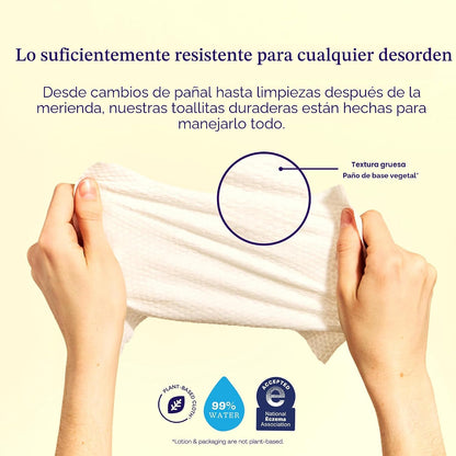 Hello Bello Toallitas premium, diseñadas para pieles sensibles con...