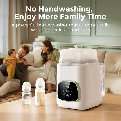 Momcozy KleanPal Pro - Lavadora, esterilizador y secadora de biberones, máquina de limpieza todo en uno para biberones, piezas de bomba y artículos esenciales para bebés, ahorro de tiempo y cuidado
