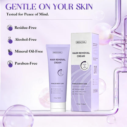 Crema depilatoria corporal y facial para mujeres y hombres, crema d...