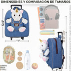 Naturally KIDS Maleta para niños pequeños con. Juguete de peluche c...