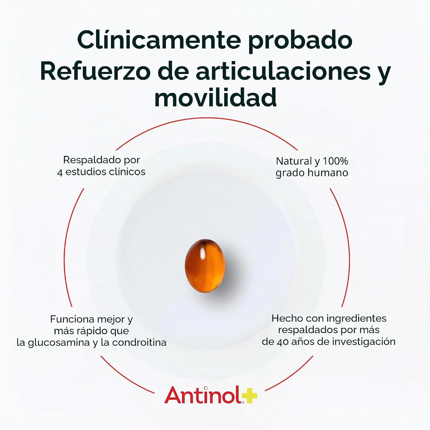 Antinol Plus Mobility - Suplemento para cadera y articulaciones par...
