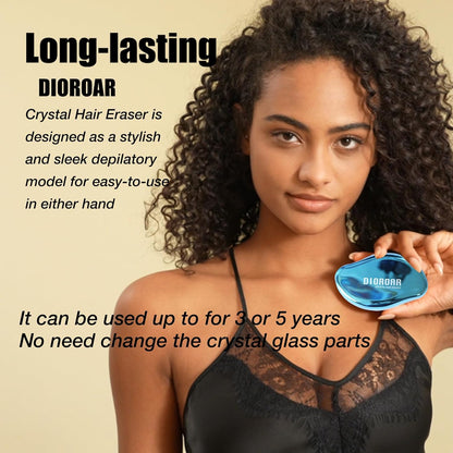 DIOROAR Borrador de pelo de cristal, eliminador de pelo de cristal,...
