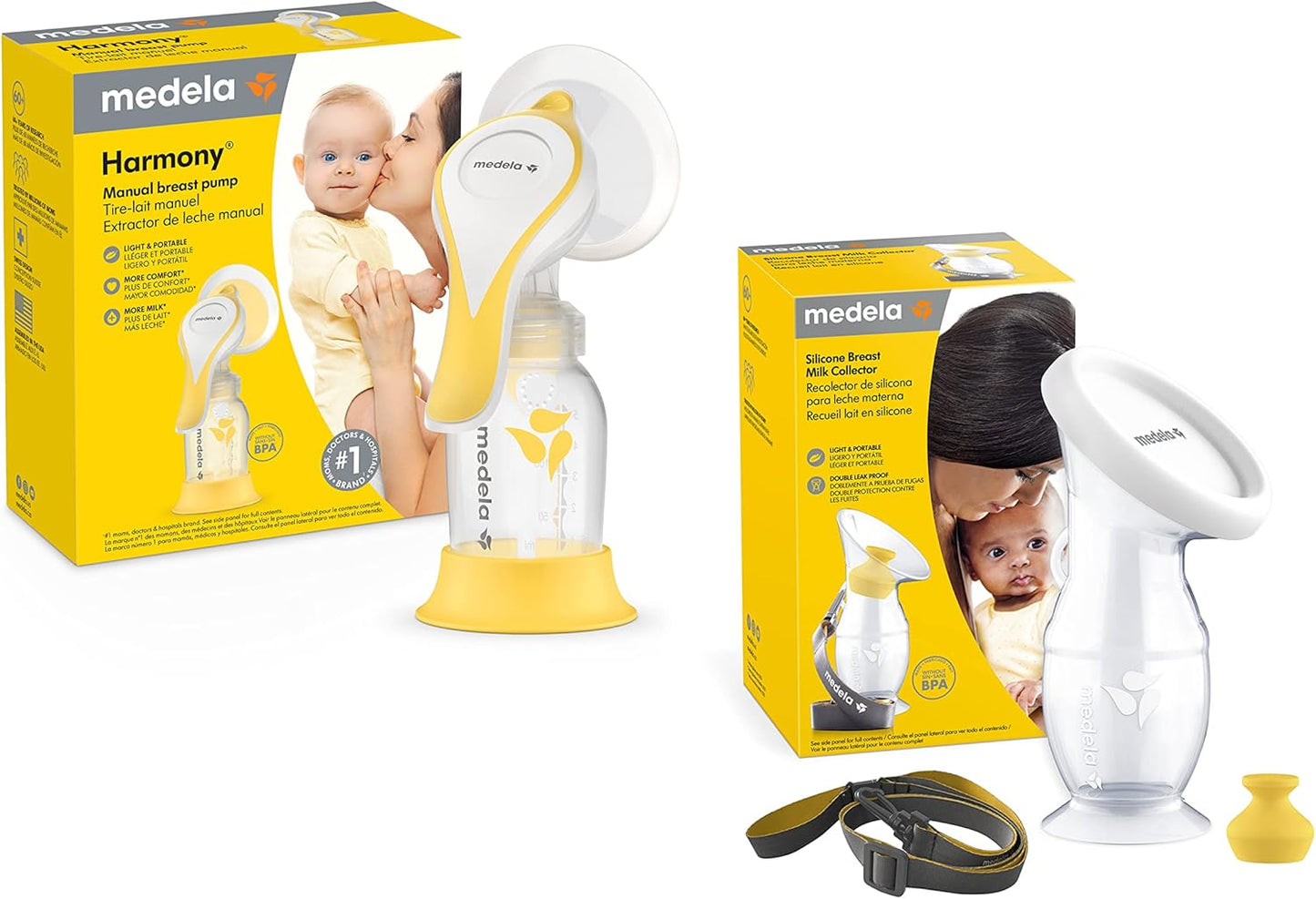 Medela Paquete de par perfecto con extractor de leche manual Medela...