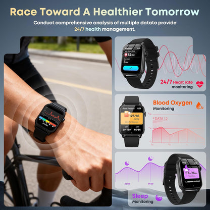 DIVOAZBVO Reloj inteligente para hombres, más de 120 modos deportiv...