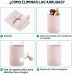 YOUDENOVA Cesta para Ropa Sucia, Cesta de Lavandería Tejida de 58L...