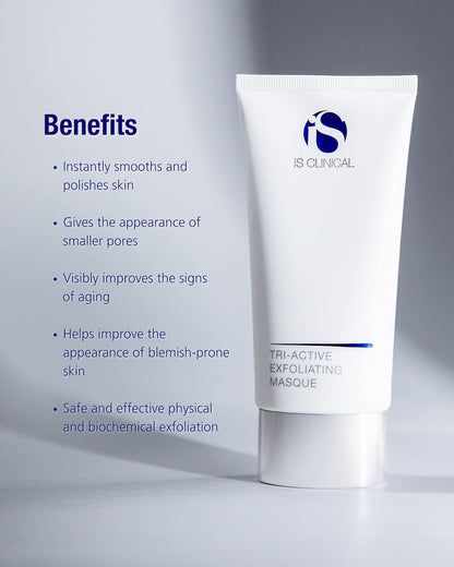iS CLINICAL Suaviza y calma el facial clínico; régimen exfoliante e...