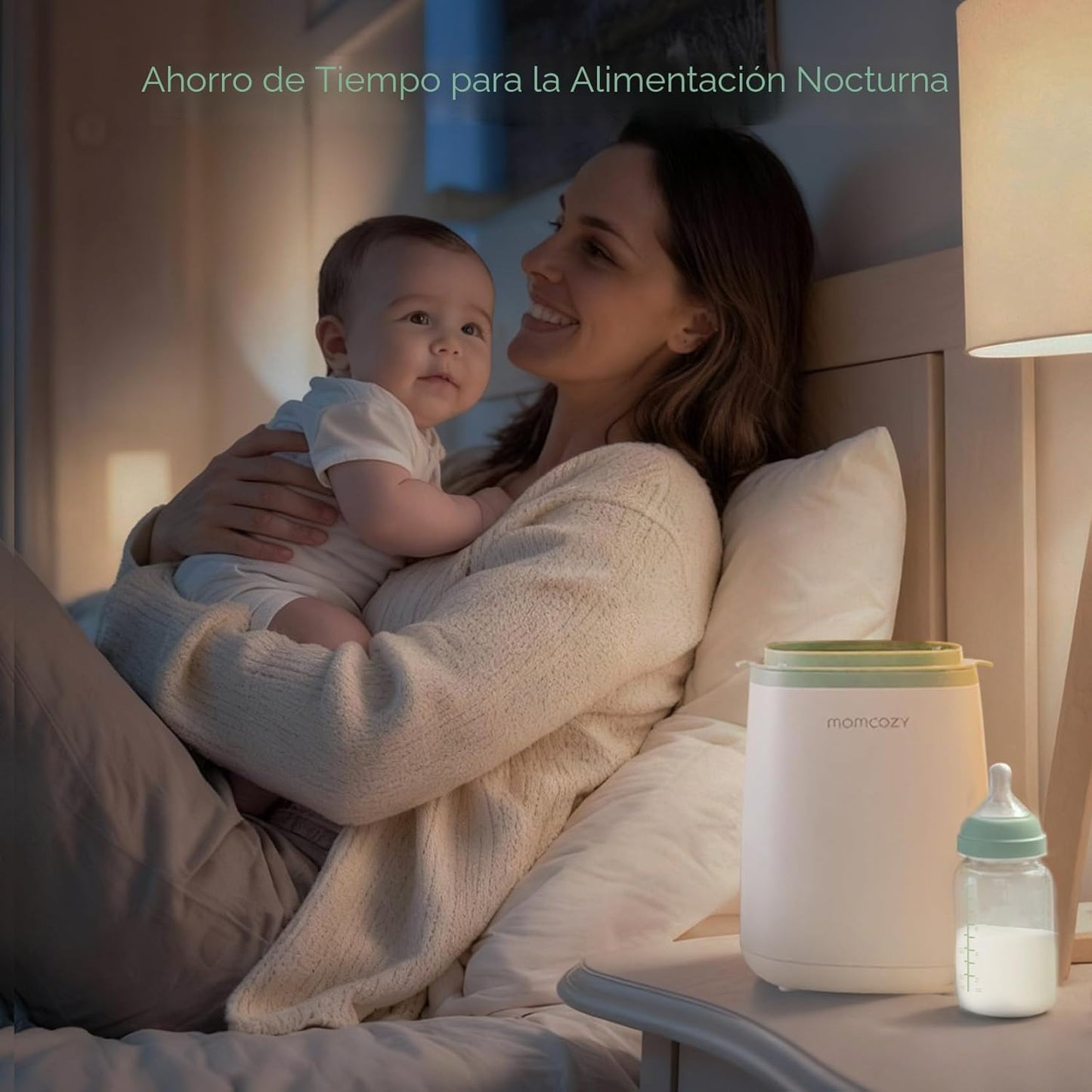 Momcozy Calentador de biberones, calentadores rápidos para todas la...