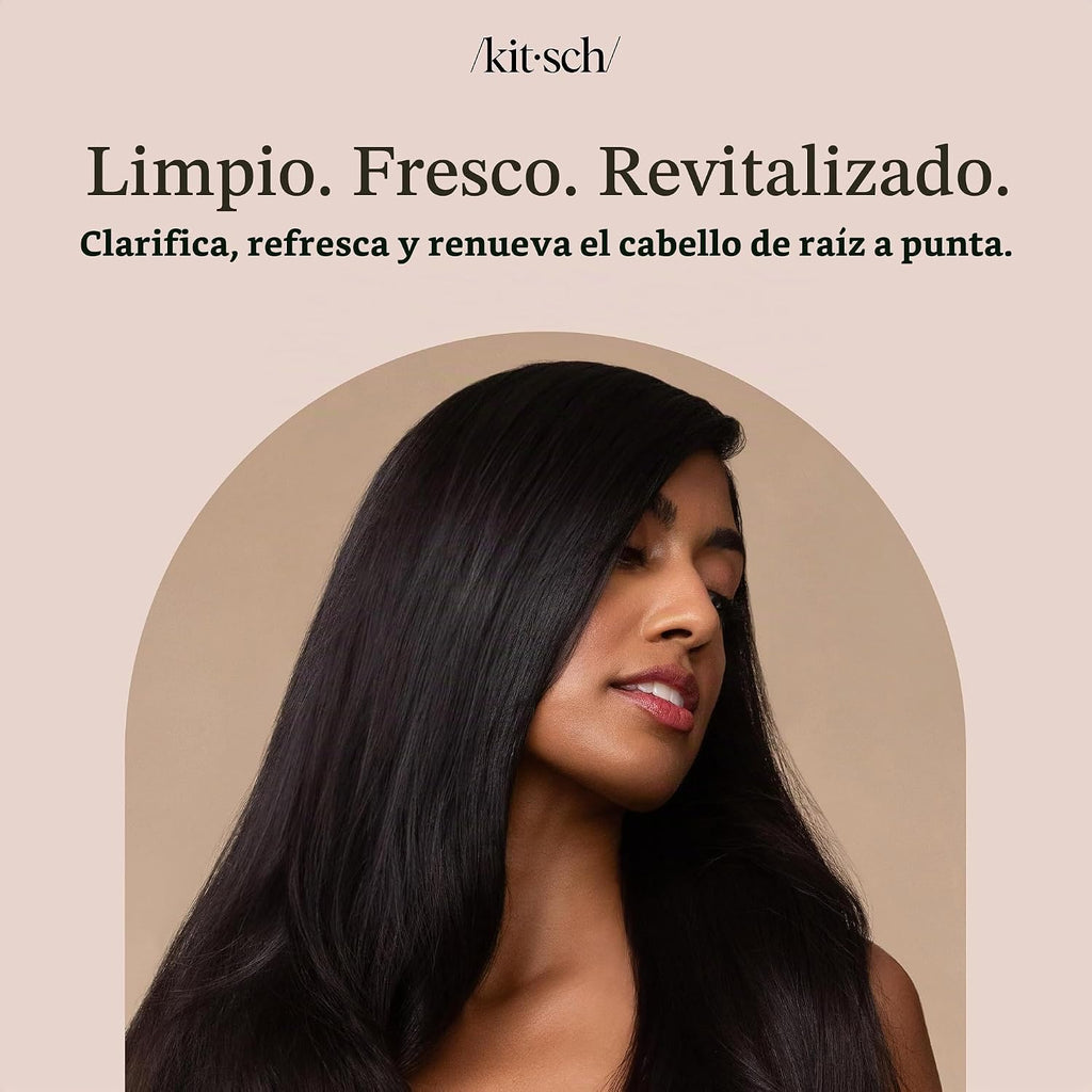 Juego de champú y acondicionador Kitsch Tea Tree & Mint para el cui...