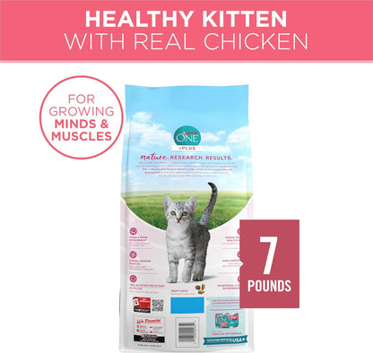 Purina ONE Alimento seco natural para gatitos con alto contenido en...