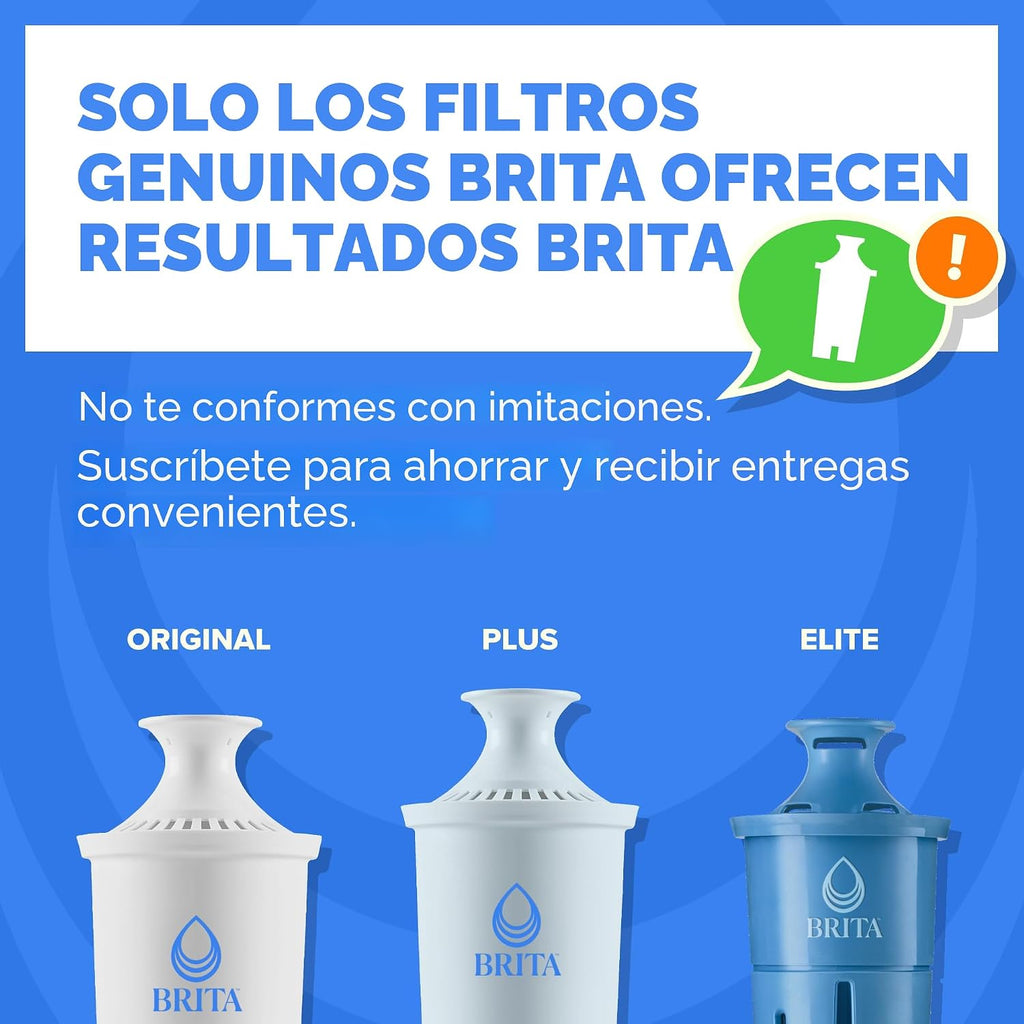 Brita - Jarra grande con filtro de agua para agua potable y grifo c...