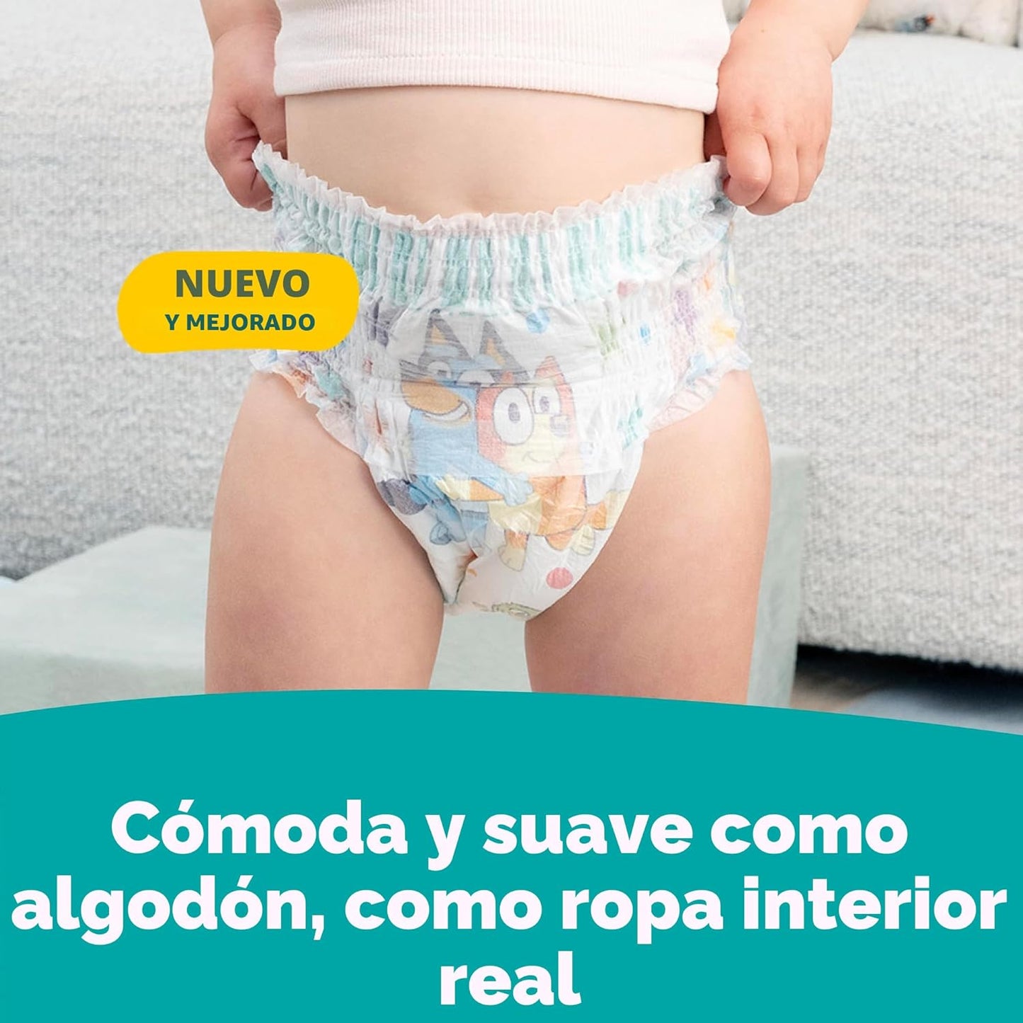 Pampers Easy Ups Bluey - Pantalones de entrenamiento para niños y n...