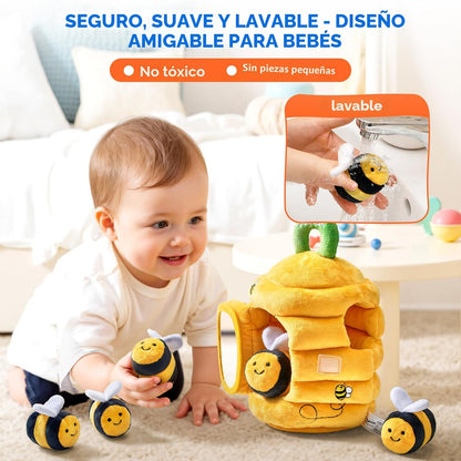 JoyCat Juguetes para Bebés de 6-12 Meses - Colmena Suave para Bebé...