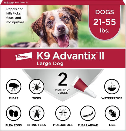 K9 Advantix II Tratamiento y prevención de pulgas, garrapatas y mos...