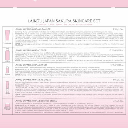 LAIKOU JAPAN SAKURA - Juego de regalo de belleza para mujer, kit de...