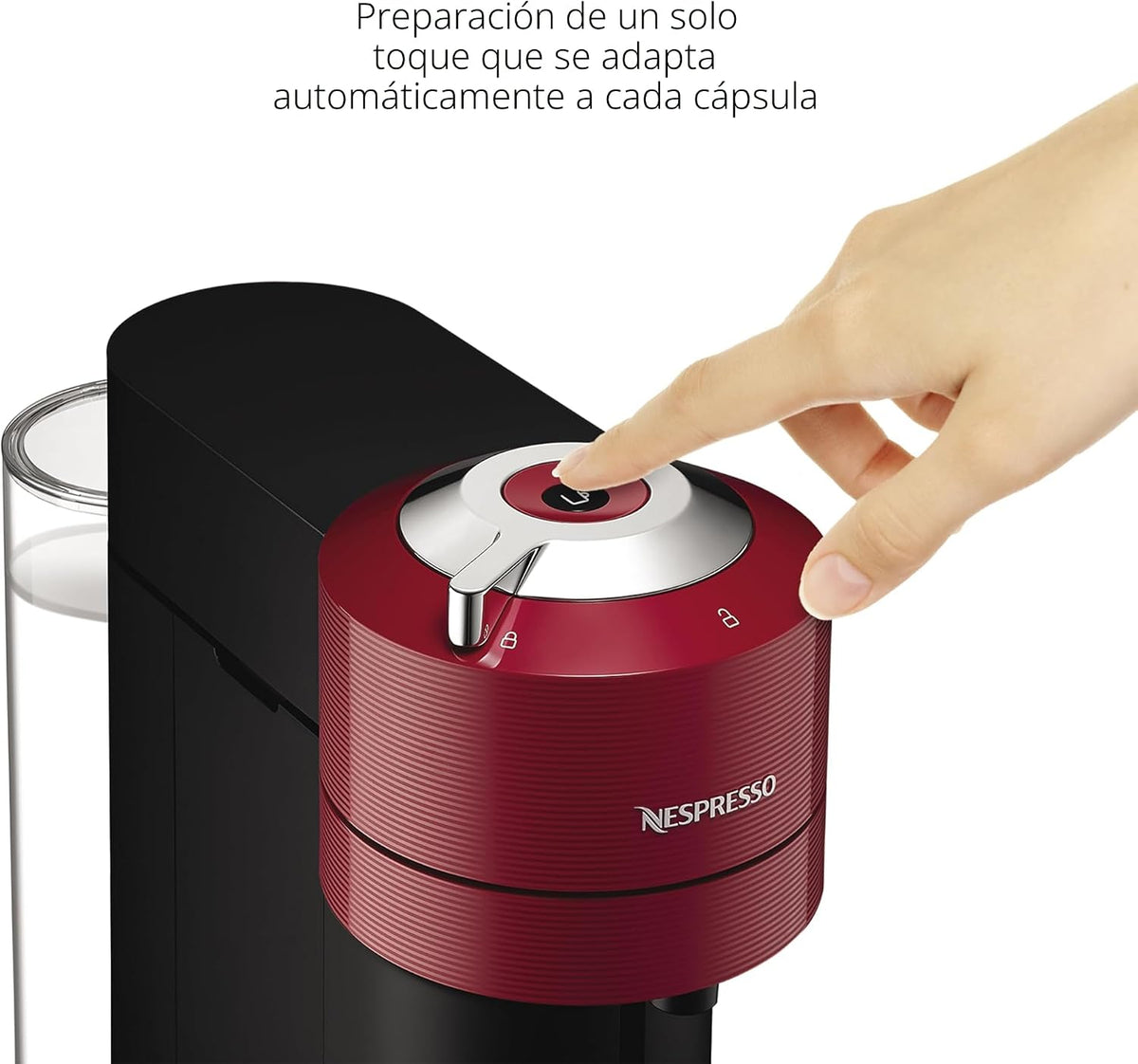 Máquina de café y espresso Nespresso Vertuo Next de Breville con es...