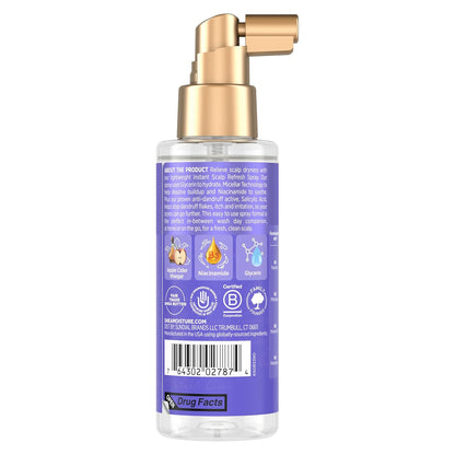 Shea Moisture Instant Scalp Refresh Spray anticaspa con ácido salicílico y tecnología de reparación del cuero cabelludo hidrata el cuero cabelludo seco, elimina la acumulación y controla la picazón y