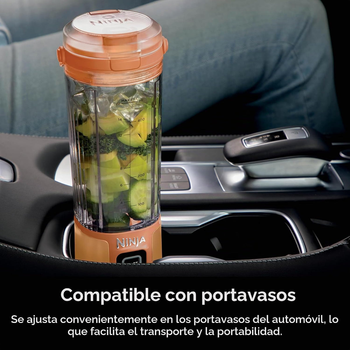 Ninja Blast Licuadora Portátil, Inalámbrica, Recipiente de 18 oz.,...