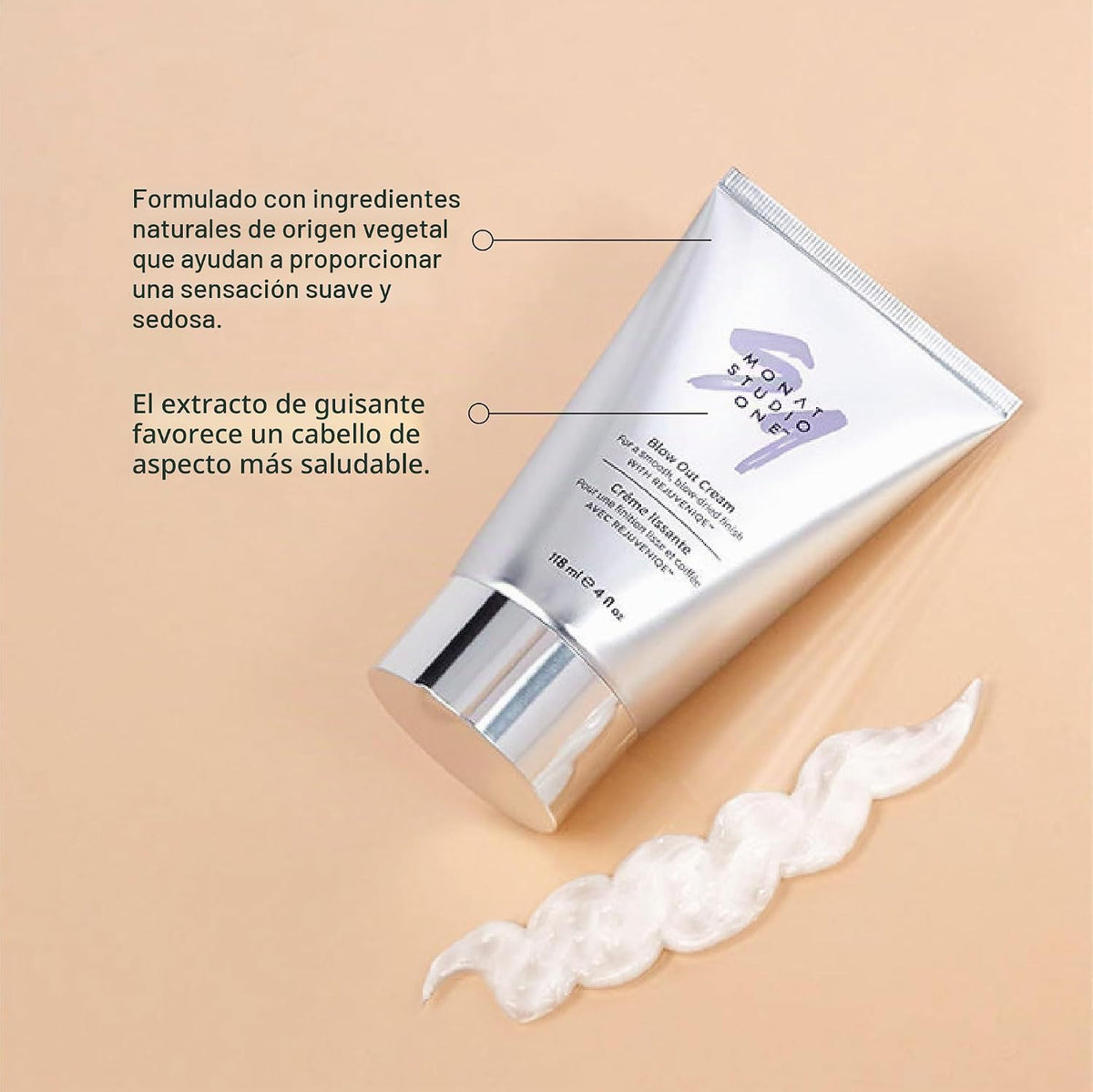 MONAT Studio One Blow Out Cream - Crema antiencrespamiento para el...