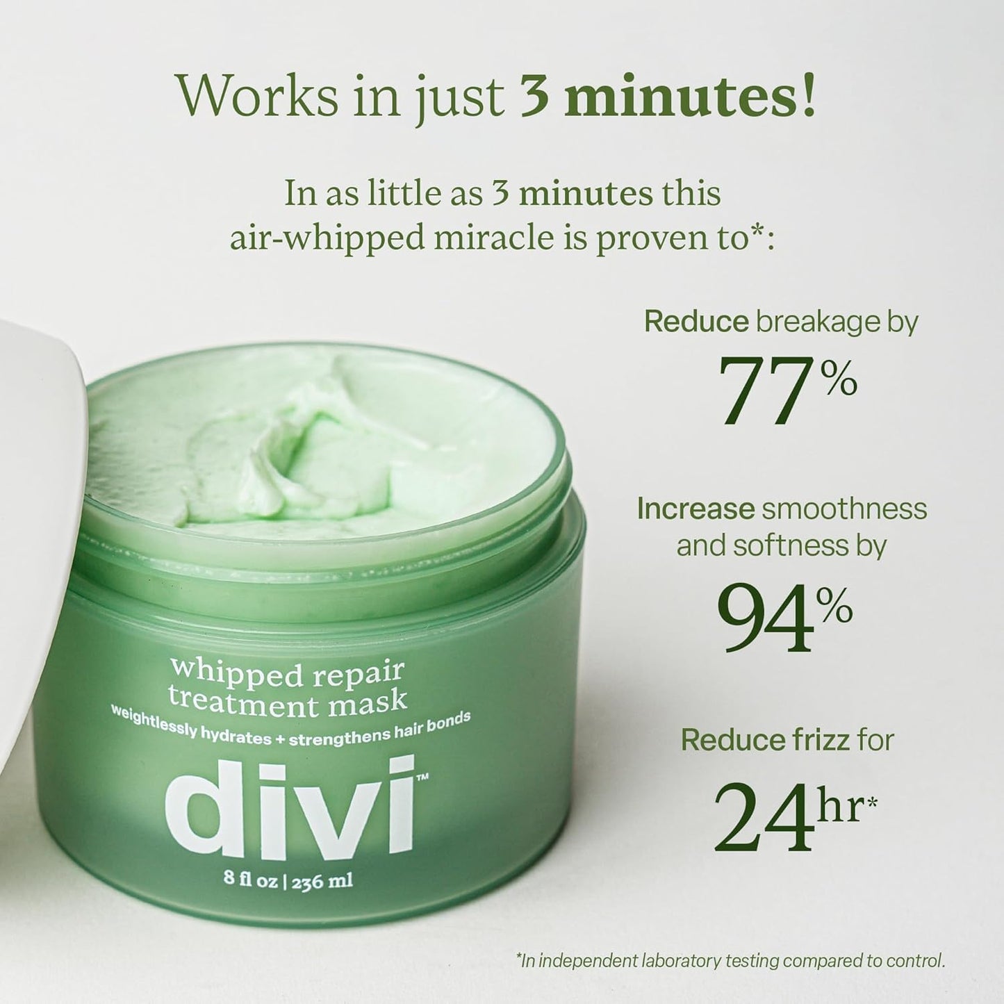 Divi Máscara de Tratamiento Capilar Whipped Repair Mascarilla de Ac...