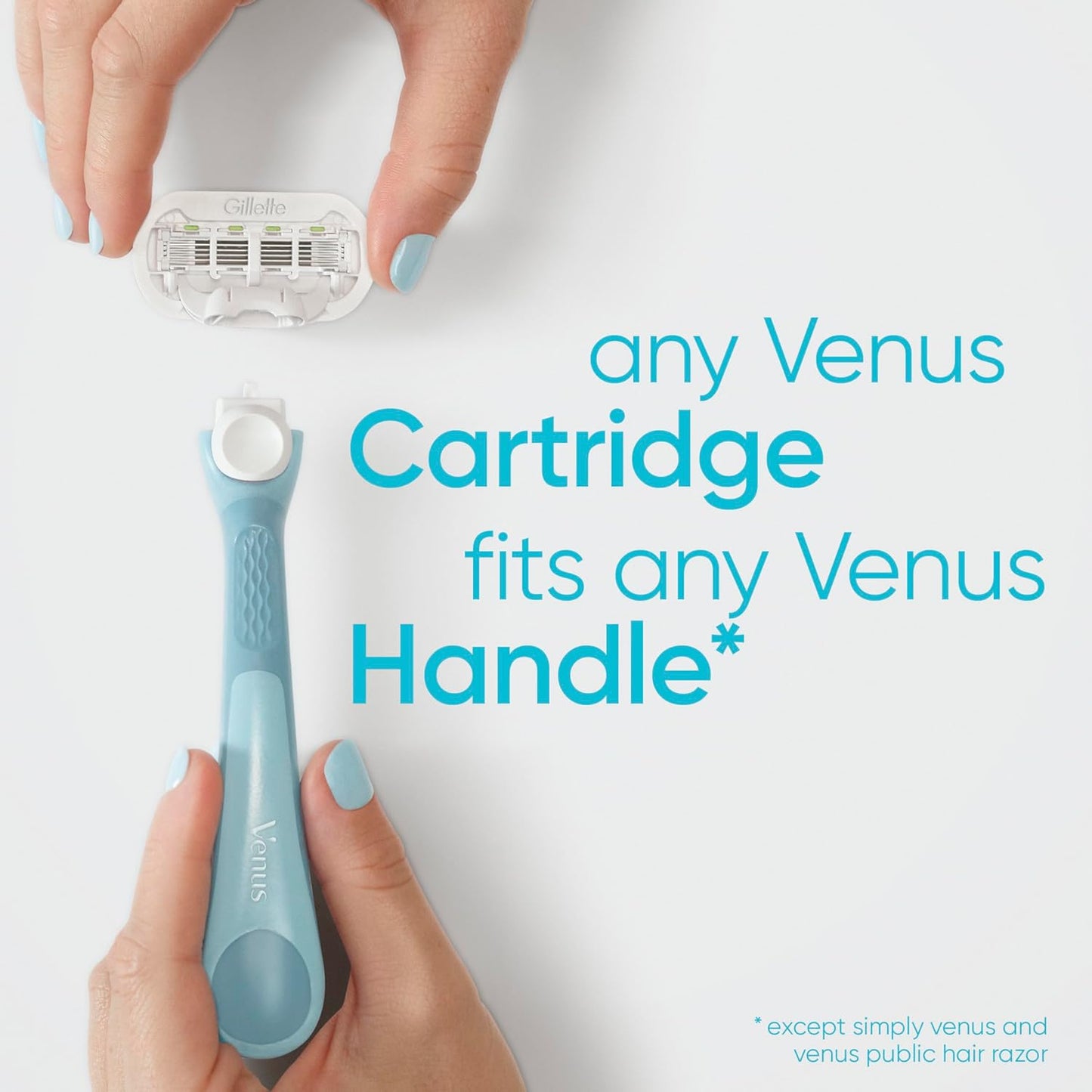 Gillette Venus Recambios de cuchillas de afeitar Extra Smooth para mujer, 6 unidades, diseñados para un afeitado apurado y suave