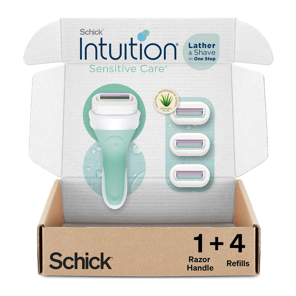Maquinillas de afeitar Schick Intuition para mujeres con piel sensi...