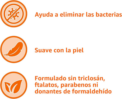 Amazon Basics - Recambio de jabón líquido para manos, aroma a mango...